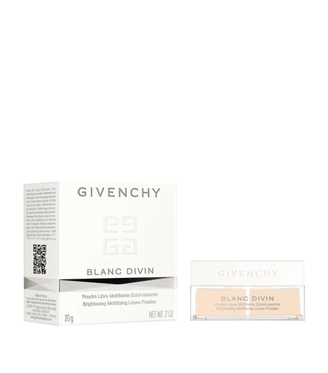 givenchy blanc divin brightening mattifying loose powder|GIVENCHY .